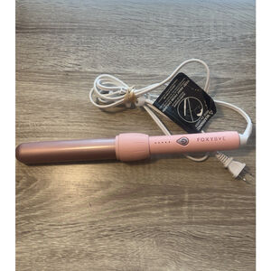 FoxyBae Baby Blush Professional Hair 32mm Curling Wand Silky Smooth Frizz Free